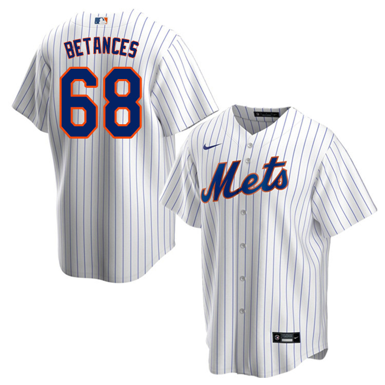 Nike Men #68 Dellin Betances New York Mets Baseball Jerseys Sale-White